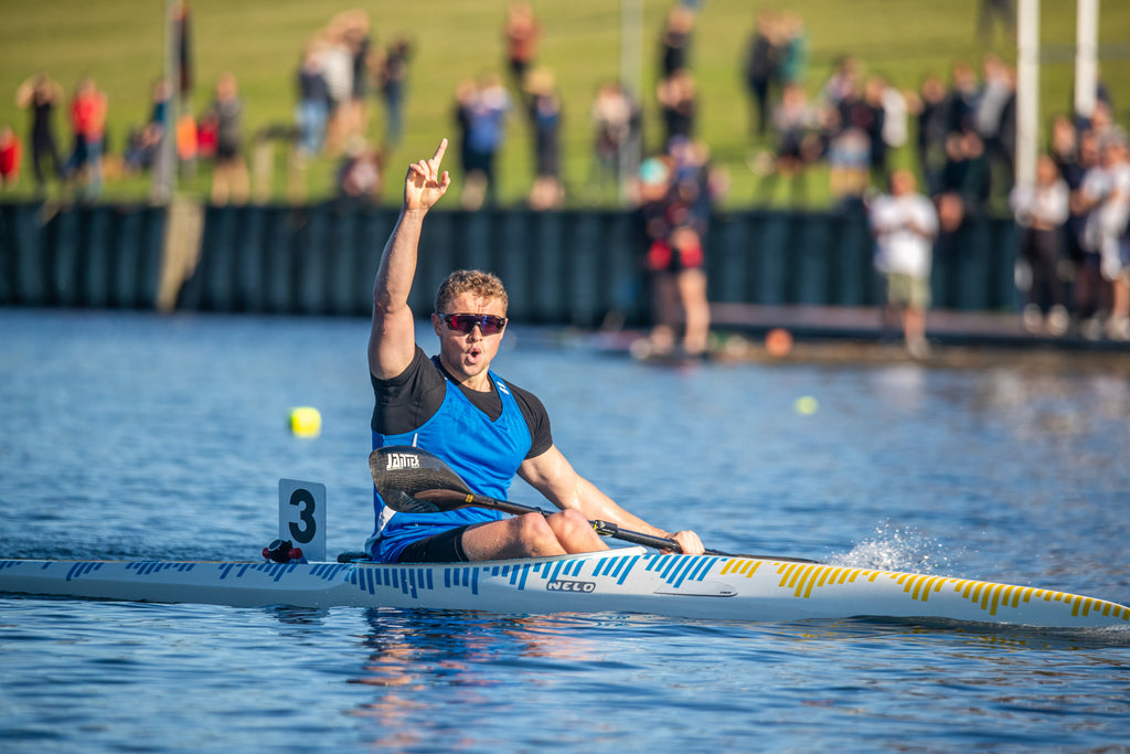 Kiwi ambassador Max Brown Wins DOUBLE GOLD at National Canoe Champs