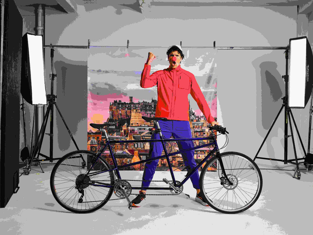 CurraNZ in the saddle with Greg James for 1,000km Comic Relief charity ride