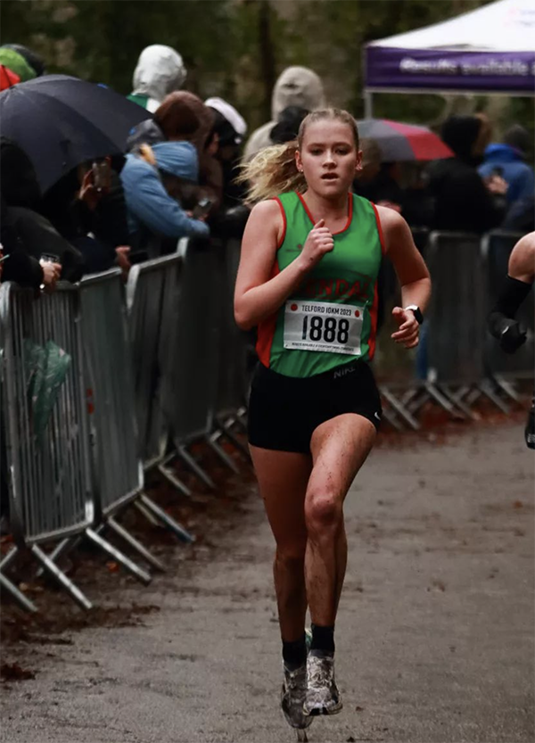 Student powers through Freshers Flu season to hit winter training targets